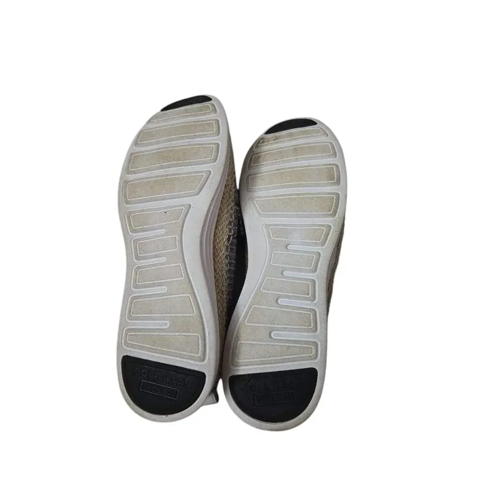 Cole Haan‎ canvas Espadrille slip on women's shoes size 8 blue white stripes